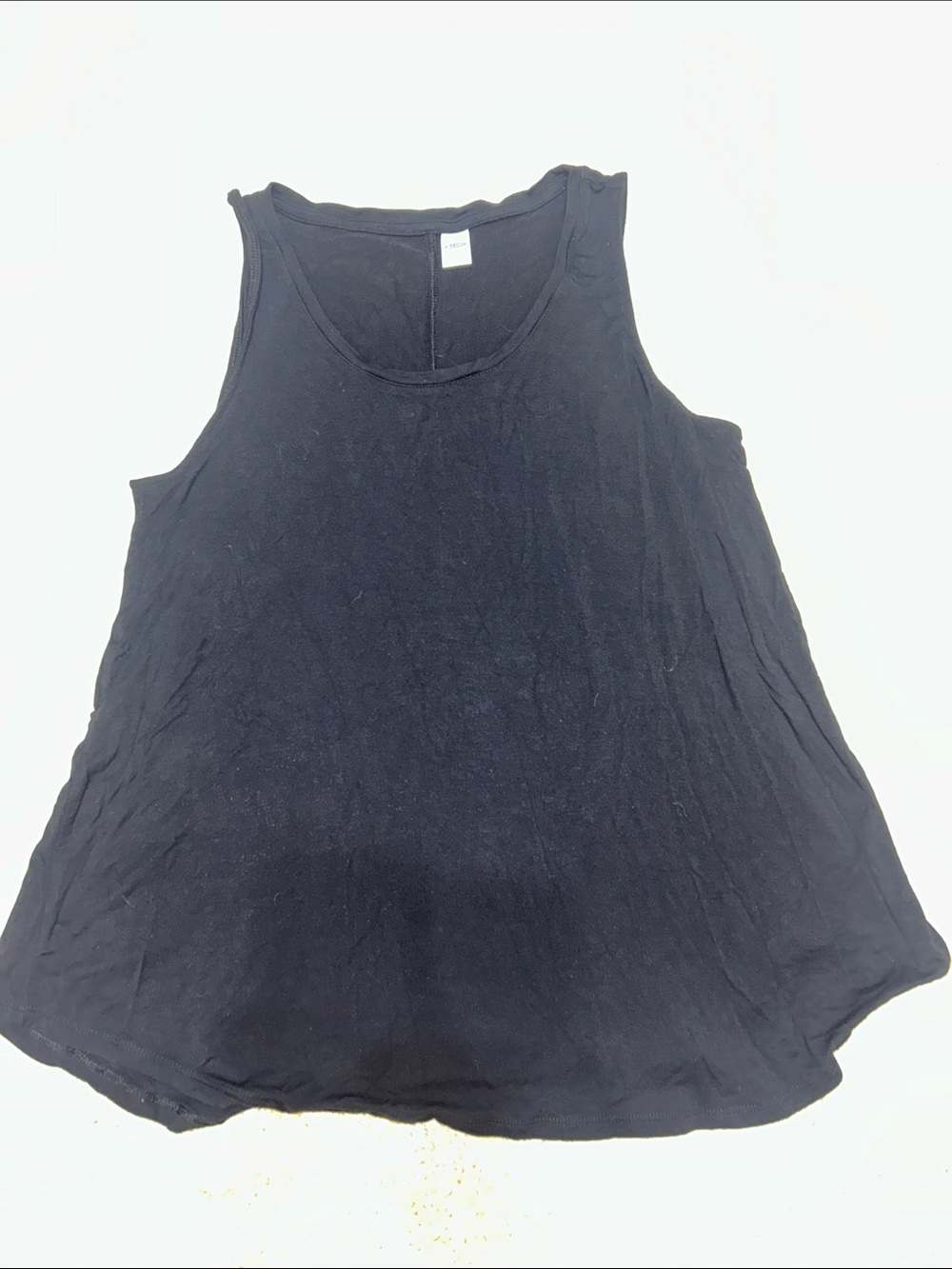 Old Navy Black Scoop Neck Women's Tank Top